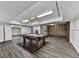 Recreational room featuring a pool table, vinyl flooring and recessed lighting at 140 N Lakeside Nw Dr, Kennesaw, GA 30144