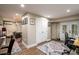 Finished basement featuring hardwood floors, recessed lighting, and ample space for a home office at 2724 Parkwood Se Rd, Smyrna, GA 30080