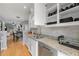 Gourmet kitchen showcases granite counters, subway tile backsplash, and stainless steel sink at 650 Ira Sw St, Atlanta, GA 30312