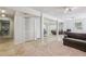 Finished basement with neutral paint and flooring with large closets and plenty of room for entertaining at 4765 Karls Gate Dr, Marietta, GA 30068