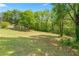 Spacious backyard with mature trees, offering privacy and a serene setting at 645 Camp Perrin Rd, Lawrenceville, GA 30043