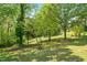 Large lot with lush, mature trees, perfect for privacy and outdoor activities at 645 Camp Perrin Rd, Lawrenceville, GA 30043