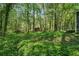 Backyard with mature trees at 3988 Dover Ave, Alpharetta, GA 30009