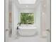 A spa-like bathroom with a soaking tub and skylight offers a serene retreat at 3988 Dover Ave, Alpharetta, GA 30009