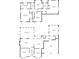 Detailed floor plan showcasing the layout of a two-story home, including room dimensions and features at 3988 Dover Ave, Alpharetta, GA 30009