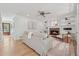 Cozy living room boasts a fireplace, built-in bookshelves, and hardwood flooring at 3988 Dover Ave, Alpharetta, GA 30009