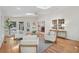 Bright sunroom with skylights, multiple windows, and hardwood flooring at 3988 Dover Ave, Alpharetta, GA 30009