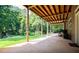 Basement walkout with covered patio, great for outdoor entertainment at 4149 Yancey Rd, Douglasville, GA 30135