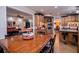Open kitchen leading to the living room and dining area, great for entertaining at 4149 Yancey Rd, Douglasville, GA 30135