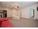 Bright living room area featuring neutral walls and plush carpet is perfect for relaxing at 4149 Yancey Rd, Douglasville, GA 30135
