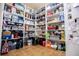 Walk-in pantry offering lots of storage and well-organized shelving at 4149 Yancey Rd, Douglasville, GA 30135