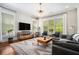 Bright living room with large windows, stylish rug, and modern decor at 1100 Wylie Se St # A, Atlanta, GA 30316