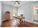Bright office space with a modern desk, ample natural light, and access to a stylish bathroom at 1100 Wylie Se St # A, Atlanta, GA 30316