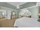 Large main bedroom, showing access to a staircase and an upper level of the home at 3311 Lost Meadows Ln, Buford, GA 30519