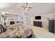 Spacious main bedroom featuring a vaulted ceiling, a fireplace, and ample space at 419 Farmwood Way, Canton, GA 30115