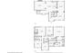 Two-story floor plan layout highlighting kitchen, living areas, bedrooms, and overall home design at 4316 Constellation Blvd, Snellville, GA 30039