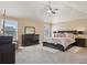 Spacious main bedroom with vaulted ceiling, neutral carpet, and natural light at 4316 Constellation Blvd, Snellville, GA 30039