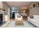 Open concept living and dining area featuring hardwood floors at 101 Spring Heights Se Ln # 1, Smyrna, GA 30080