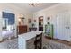 Stylish office with large desk and natural light, creating a productive workspace at 129 Ridgetree Ln, Marietta, GA 30068