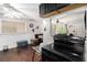 Open kitchen with stainless appliances and an island, perfect for entertaining at 1302 Brittain Rd, Douglasville, GA 30134