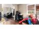 Comfortable living room with cozy seating, hardwood floors, and natural light streaming through the window at 1302 Brittain Rd, Douglasville, GA 30134