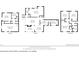 Complete floor plan set for the home's basement, main, and second levels at 2343 Kings Point Dr, Dunwoody, GA 30338