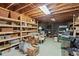 Large unfinished basement with exposed ceiling, perfect for storage or customization at 1061 Arbor Ne Trce, Atlanta, GA 30319