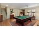 Spacious game room with pool table and traditional decor at 1061 Arbor Ne Trce, Atlanta, GA 30319