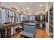 Walk-in closet with custom shelving, drawers, and ample storage space at 1061 Arbor Ne Trce, Atlanta, GA 30319