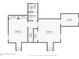 Floor plan showcasing the layout of two bedrooms, two bathrooms, and three closets on the second floor at 2972 Nw Stilesboro Nw Rd, Kennesaw, GA 30152