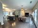 Bright and spacious living room featuring an open floorplan and modern furnishings at 35 Moda Ln, Atlanta, GA 30316