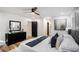 Main bedroom with large windows, modern furnishings and sleek decor at 2685 Glenvalley Dr, Decatur, GA 30032