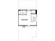 Upstairs floor plan includes a bonus room, full bathroom, walk-in closet, and access to the staircase at 350 Hayden Cir, Woodstock, GA 30189