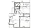 Second floor plan featuring bedrooms and bathroom at 5255 Heirloom Overlook, Cumming, GA 30040