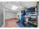 Unfinished basement with exercise equipment and shelving, ready for custom finishing at 2920 Dara Dr, Marietta, GA 30066