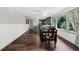 Dining area showcasing hardwood floors and natural light next to the kitchen at 2920 Dara Dr, Marietta, GA 30066
