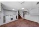 Basement laundry room with washer, dryer, utility sink and vintage tiled flooring at 2920 Dara Dr, Marietta, GA 30066