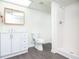 Well-lit bathroom with modern sink, vanity and shower at 4080 Birch Bark Way, Douglasville, GA 30135