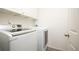 Laundry room equipped with a new washer and dryer at 4080 Birch Bark Way, Douglasville, GA 30135