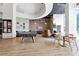Game room with a pool table, cozy seating areas, and stylish decor, perfect for entertainment and relaxation at 1080 Peachtree Ne St # 2416, Atlanta, GA 30309
