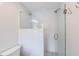 Bright shower with subway tile and modern fixtures at 12 Valley Forge Nw Pl # 215, Atlanta, GA 30318
