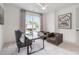 Cozy office space featuring modern decor, natural light, and comfortable seating at 5345 Keepsake Court, Cumming, GA 30040