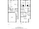 Detailed floor plan showcasing the layout of the home's first and second floors at 11559 Kimberly Way # 19, Hampton, GA 30228