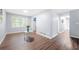 Inviting living room showcases modern flooring, light gray walls, and natural light at 2352 S Hairston Rd, Decatur, GA 30035
