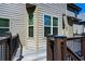 Wood deck with view of home and yard at 3228 Trinity Mill Cir, Dacula, GA 30019