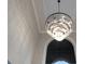 Close up of the glamorous chandelier at 6048 Golf View Xing, Locust Grove, GA 30248