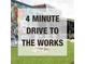Four-minute drive to The Works, an entertainment venue with eateries and shops at 962 Bibbs Nw Cir # 8, Atlanta, GA 30318