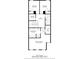 Second floor includes primary and secondary bedrooms, walk-in closet, bathrooms, laundry, and a staircase at 11569 Kimberly Way # 26, Hampton, GA 30228