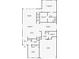 Detailed floor plan showcasing the layout, including a large kitchen and primary bedroom suite at 5515 Allegre Pl, Cumming, GA 30028