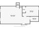 Floor plan of the bonus room, bedroom and bathroom space at 5515 Allegre Pl, Cumming, GA 30028
